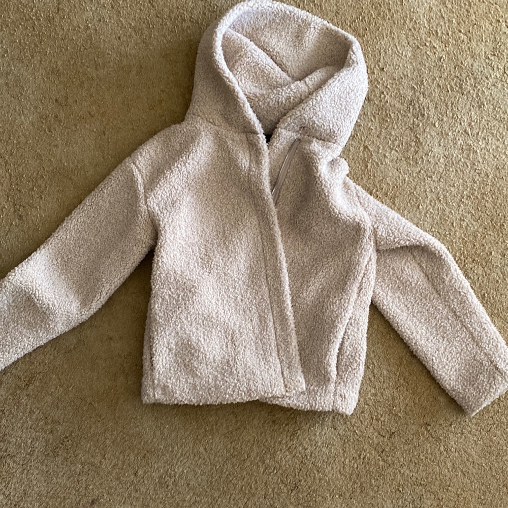 Rarely worn {Zara} hooded teddy coat